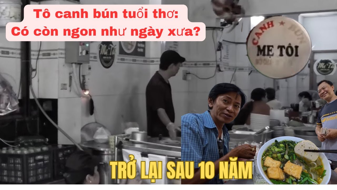 10 Năm Trở Lại Quán Canh Bún MẸ TÔI Đường Ray Xe Lửa & Vợ Chồng Trổ Tài Làm Bánh Mì Heo Quay Da Giòn