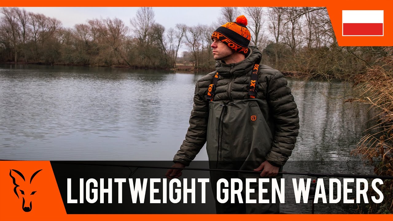 ***Fox Carp Fishing TV Polska*** GREEN LIGHTWEIGHT WADERS