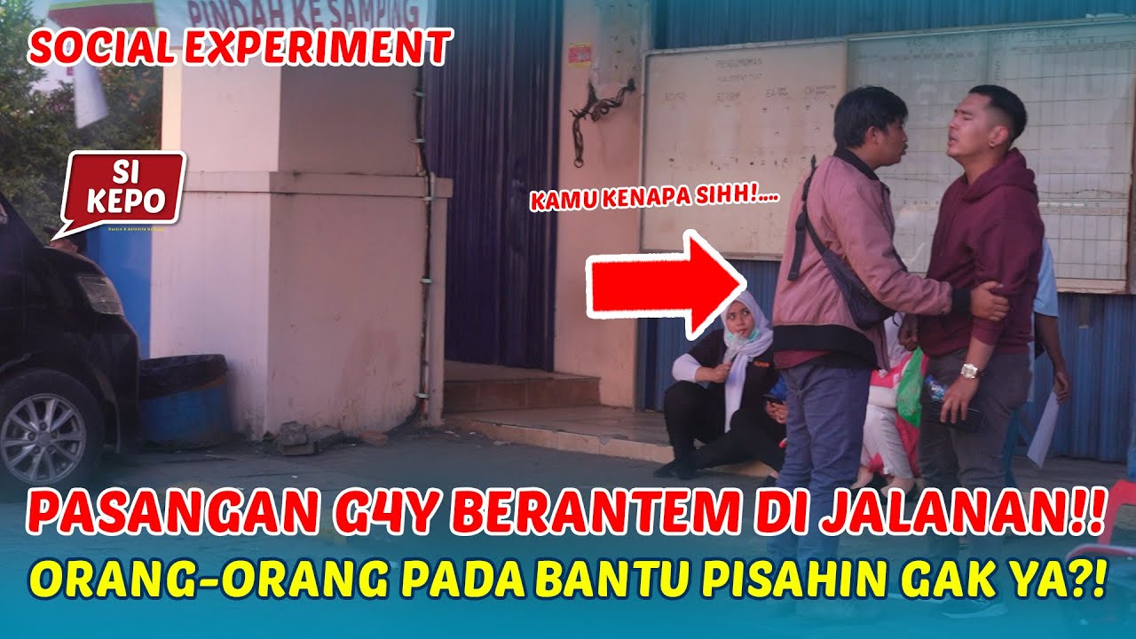 HEB0H PASANGAN G4y BERANT3m!! ADA YANG BANTU PISAH1N?