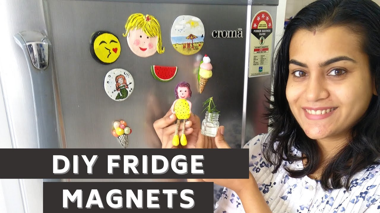 DIY Fridge Magnets. Fridge Magnet Craft Ideas. Fridge Magnets using M- seal. फ्रिज मैगनेट #DIY