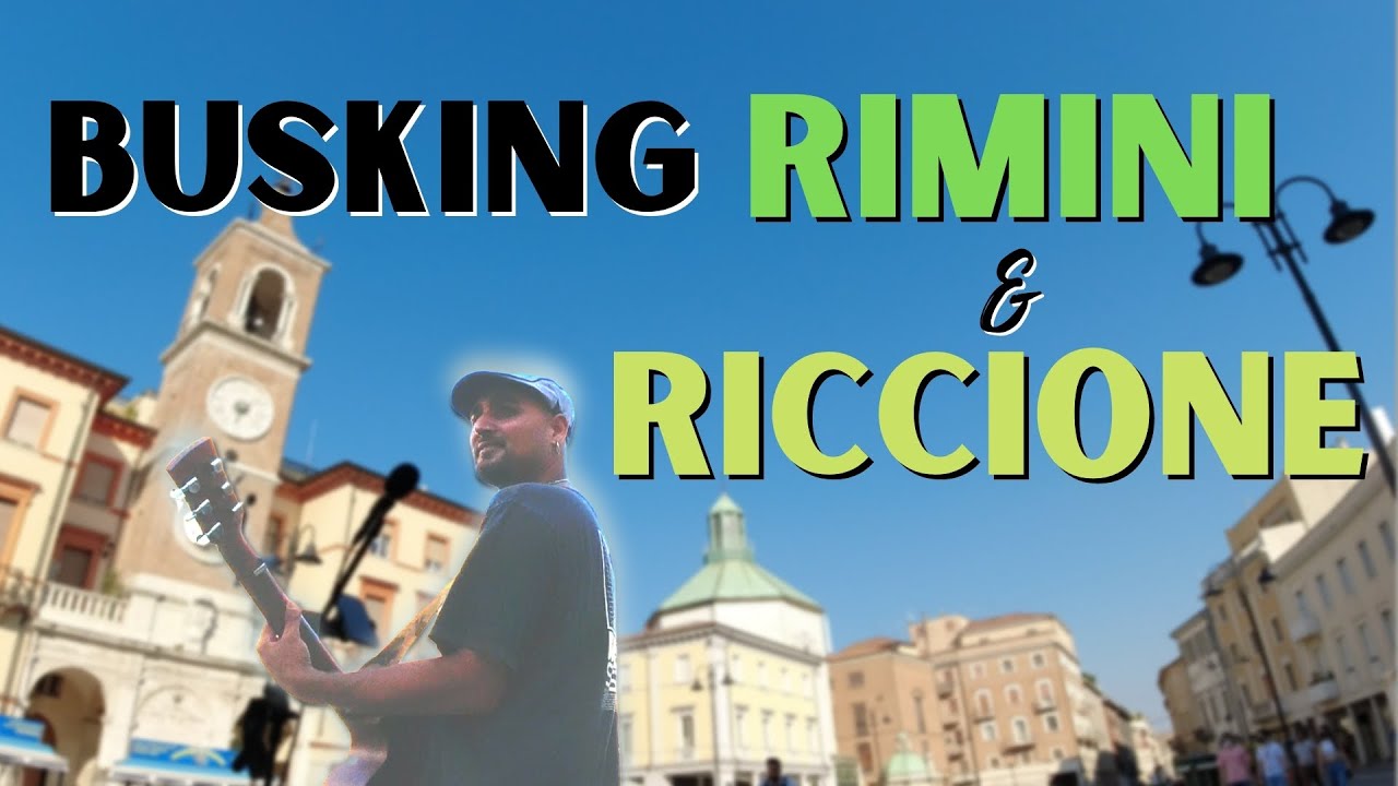 Suonare in strada Rimini e Riccione (Busking Vlog)