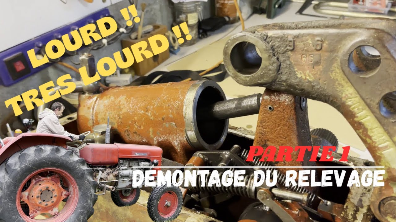 Comment démonter le relevage d'un tracteur (partie 1) - EP43