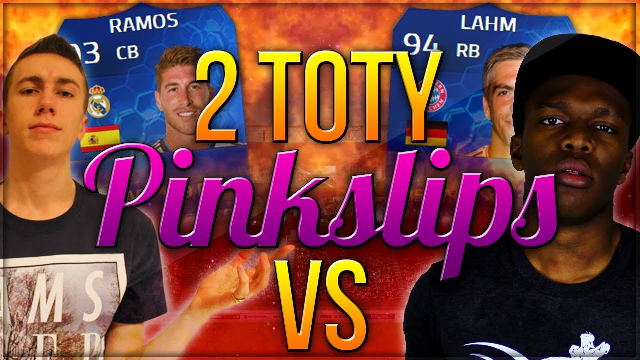 PINKSLIPS vs KSI | TOTY RAMOS & TOTY LAHM | FIFA 14 ULTIMATE TEAM
