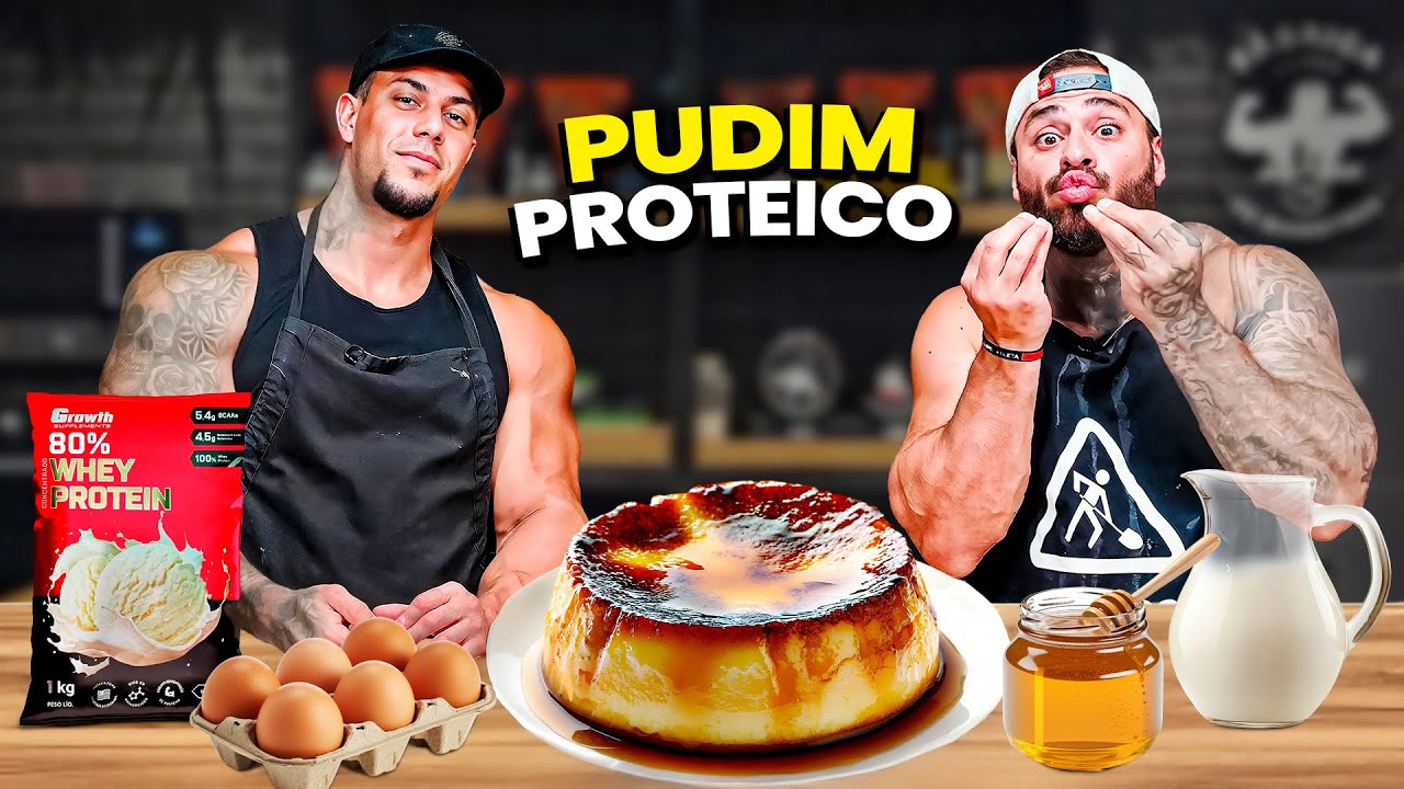PUDIM DE WHEY NA AIRFRYER? HORSE ENSINA COMO COMER DOCE SEM SAIR DA DIETA! | Monstro na Cozinha #022