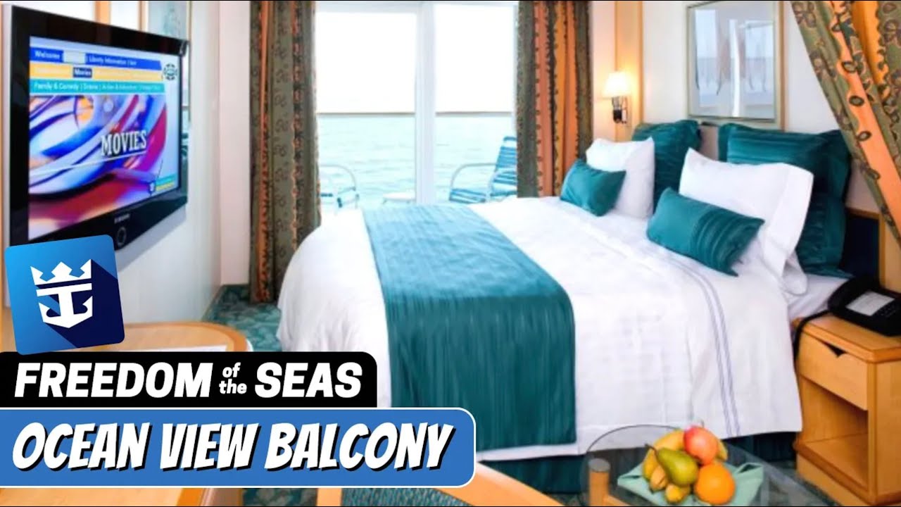 Freedom of the Seas | Aft Ocean View Balcony | Full Walkthrough Tour & Review | 4K | 2024