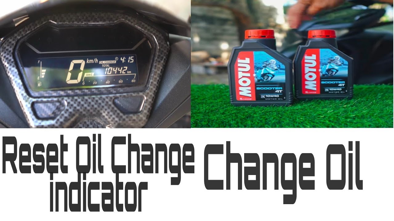 PAANO MAG CHANGE OIL AT MAG TANGGAL NG OIL CHANGE INDICATOR SA HONDA CLICK 125i