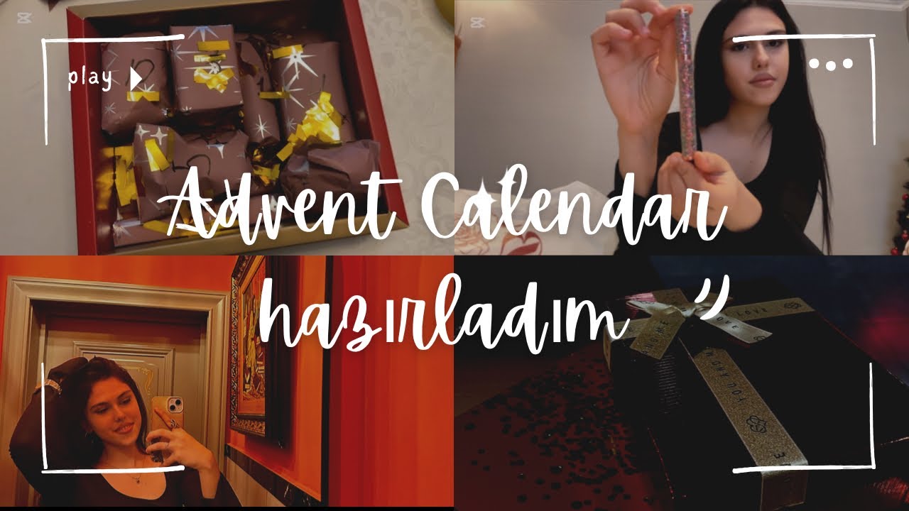 En yaxın dostuma Advent Calendar düzeltdim🎁 | Christmas Gift✨
