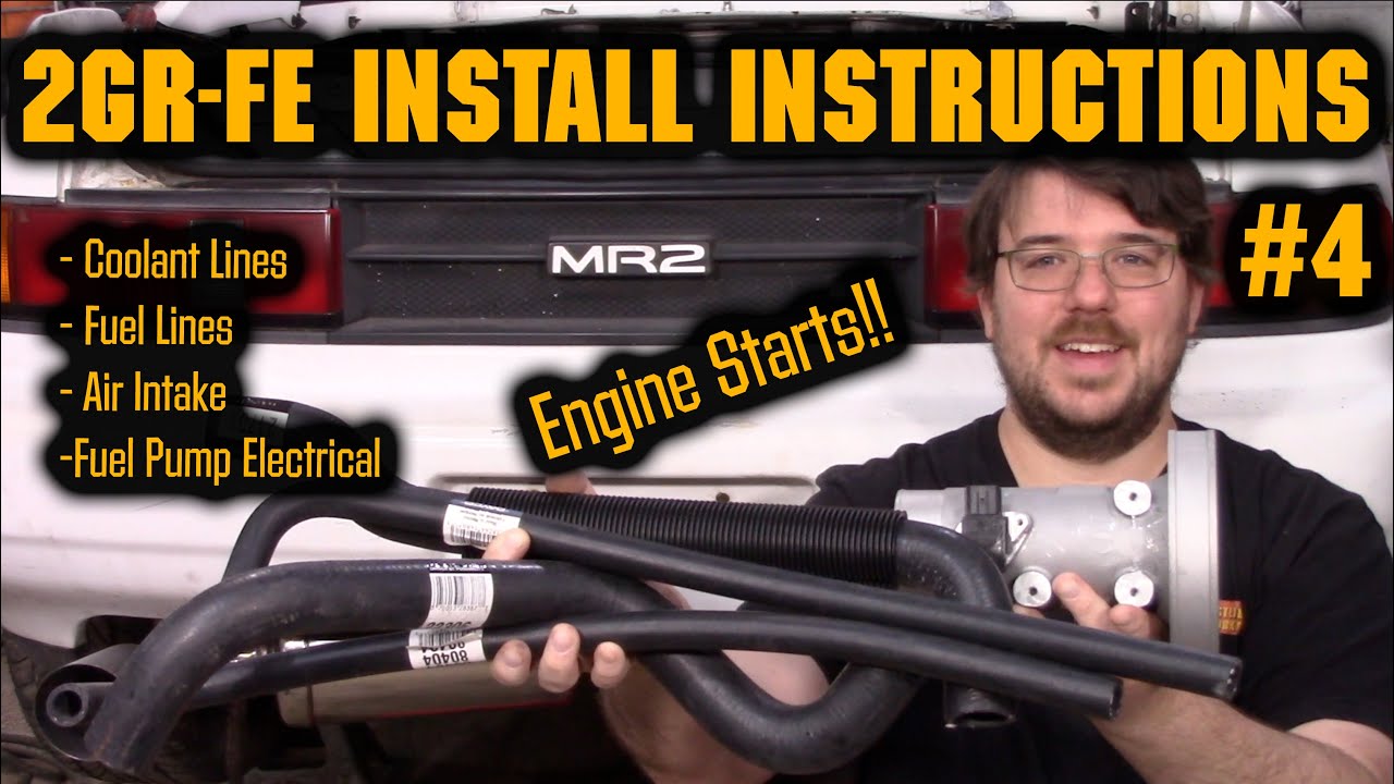 2GRFE MR2 SW20 Install Instructions Video #4