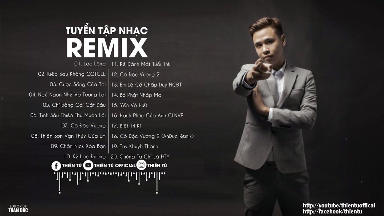 Liên KhúcTHIÊN TÚ Tuyển Chọn 20 Ca Khúc Hay Và Buồn Nhất 2021|| Playlist Vương Cô Độc ♪