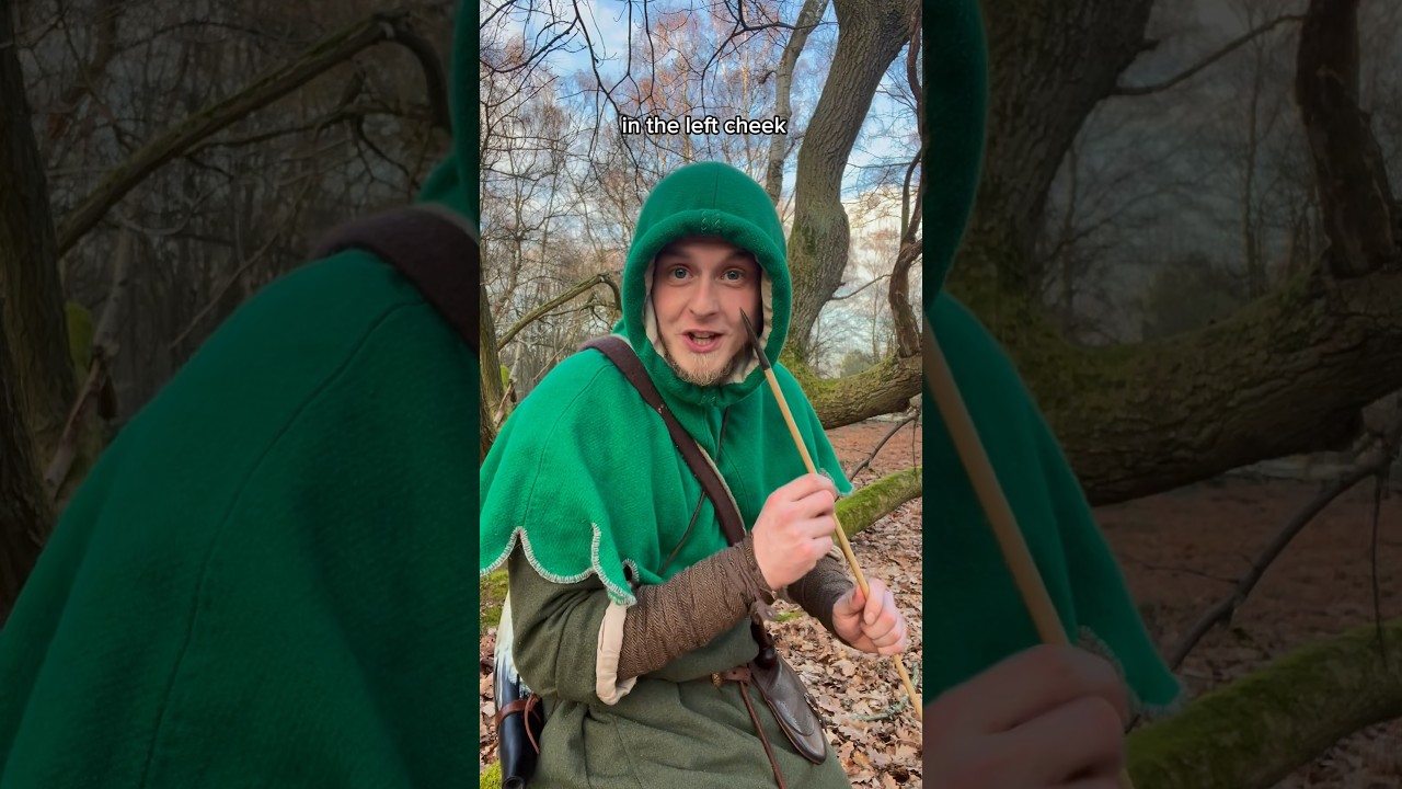 ARROW TO THE FACE 🏹 Bodkin Point Arrow & The Bradmore Screw #medieval #history #longbow #robinhood