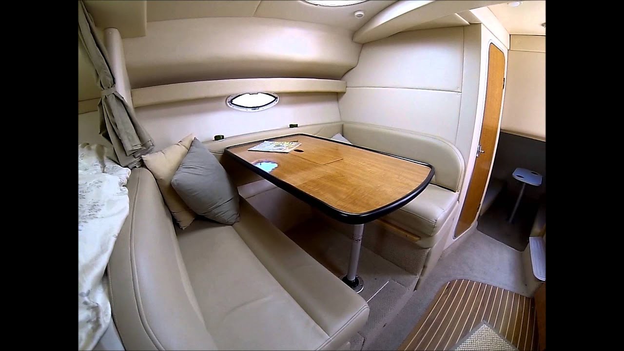 Maxum 3300SCR Express Cruiser Cabin Interior by South Mountain Yachts