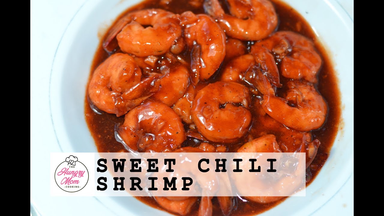 SWEET  CHILI SHRIMPS / SAUCY SPICY CHILI SHRIMP / QUICK AND EASY SHRIMP RECIPE
