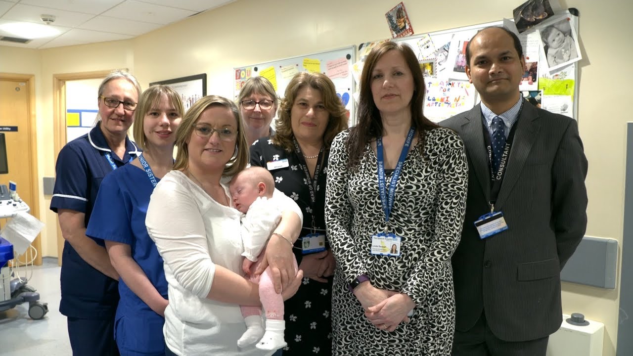'Without the NHS she wouldn't be here': Mother's thank you to staff who saved baby | ITV News
