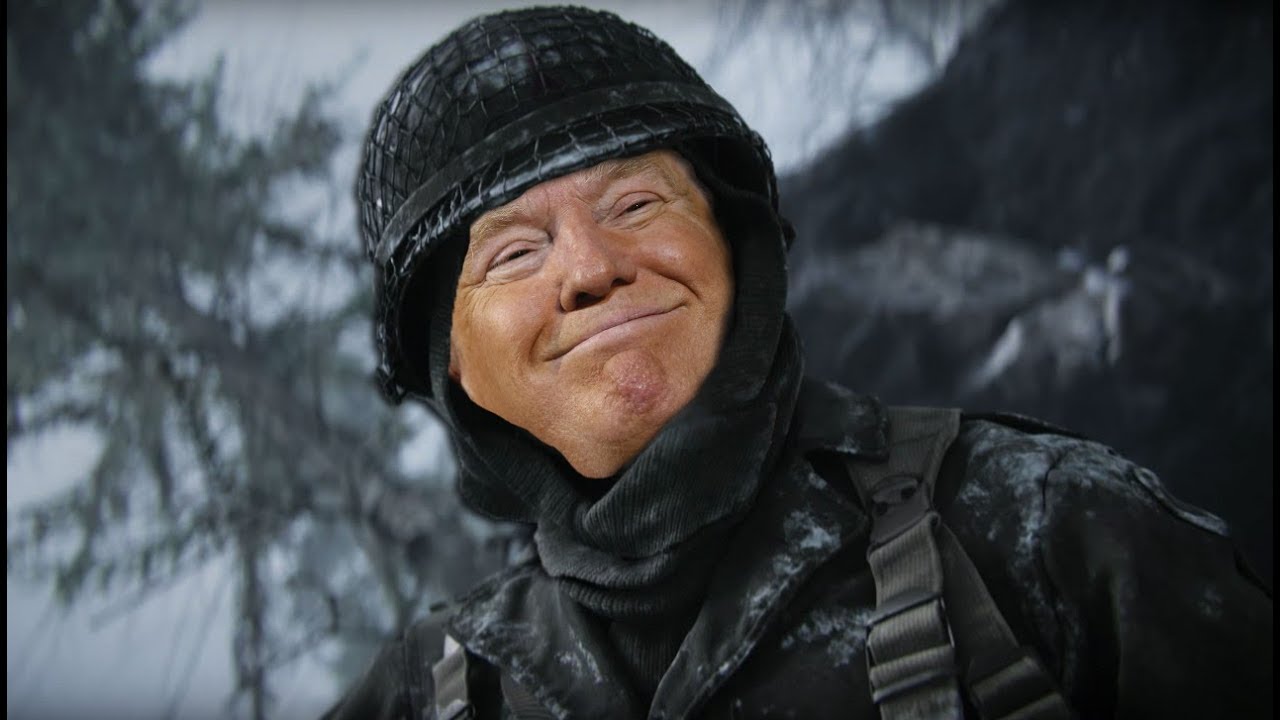 President Donald Trump Plays COD WW2! (Voice Troll)