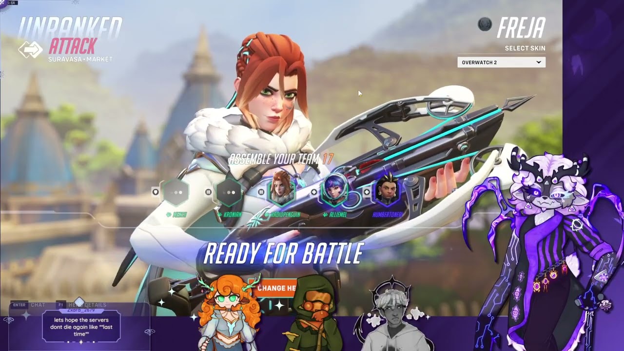 I'd be so good at this game, if I could aim! || Overwatch with Friends!