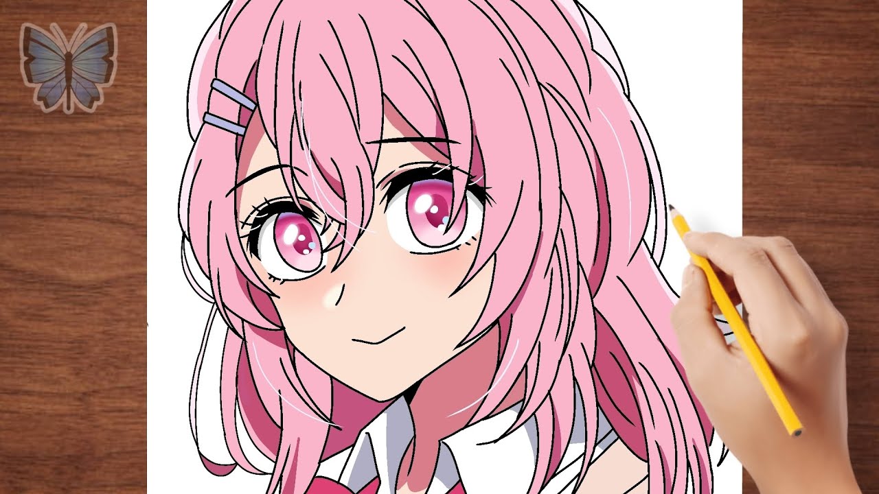 How to Minami Kotobuki from Oshi No Ko With Simple Steps Easy Drawing draw cute anime girl