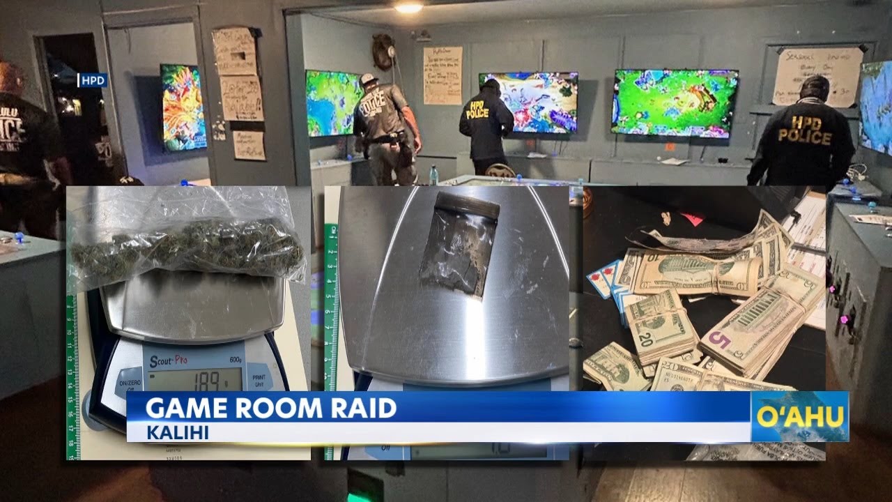 Kalihi game room raided by police