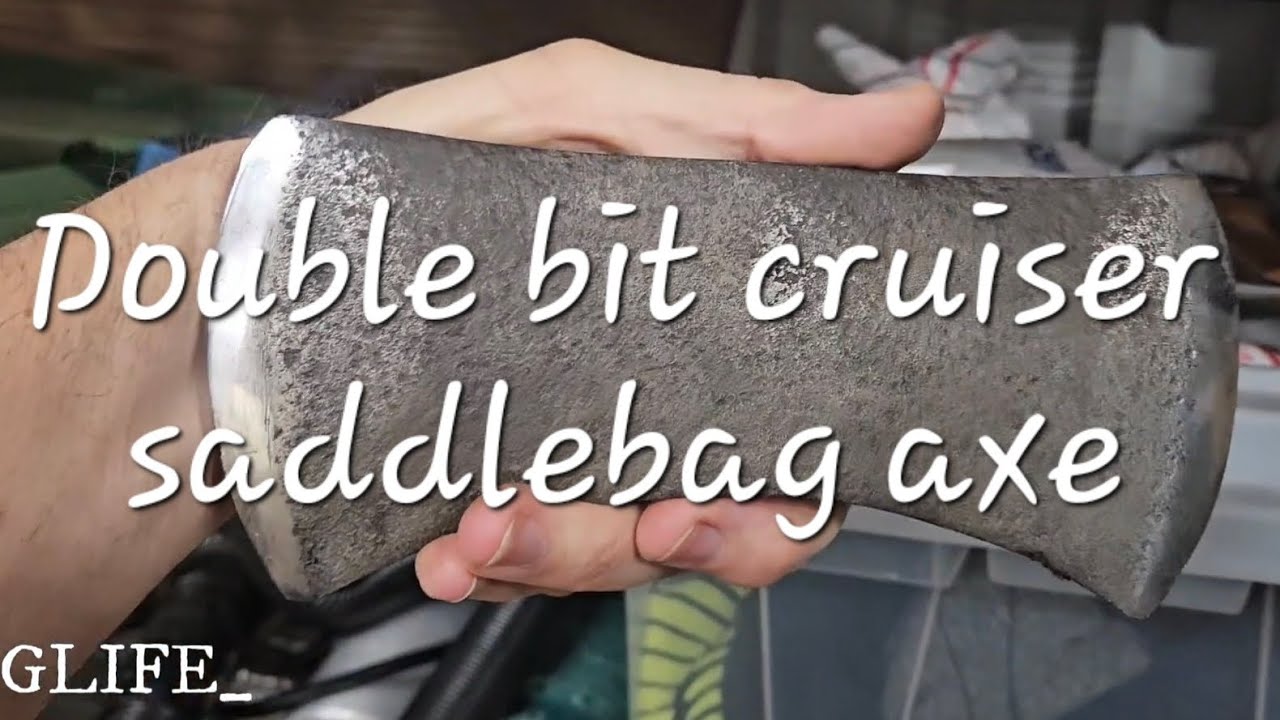 Double bit cruiser saddlebag axe.