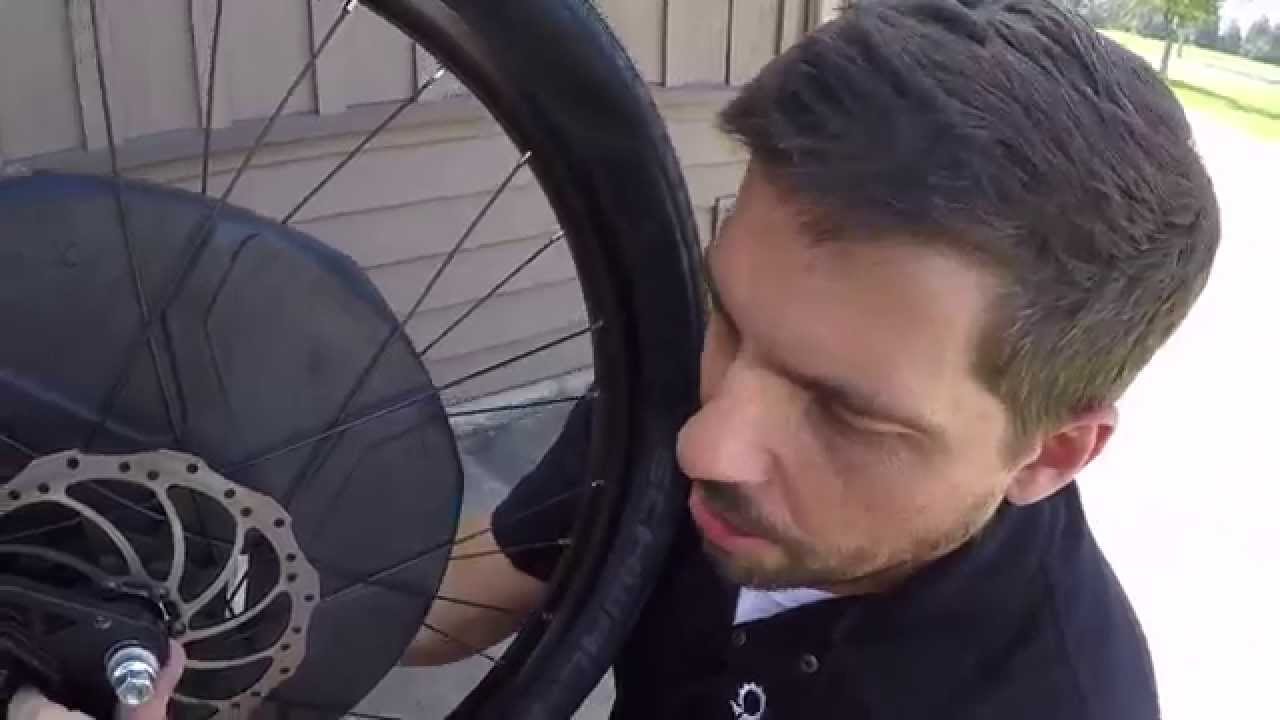 How to Change a Flat on an Electric Bike with a Hub Motor