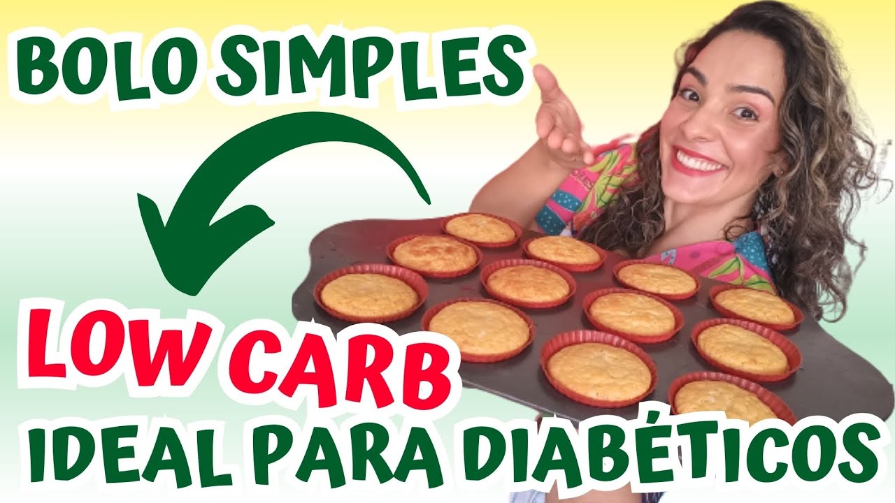 Bolo Simples Low Carb | Sem Glúten | Sem Leite | Ideal Para Diabéticos