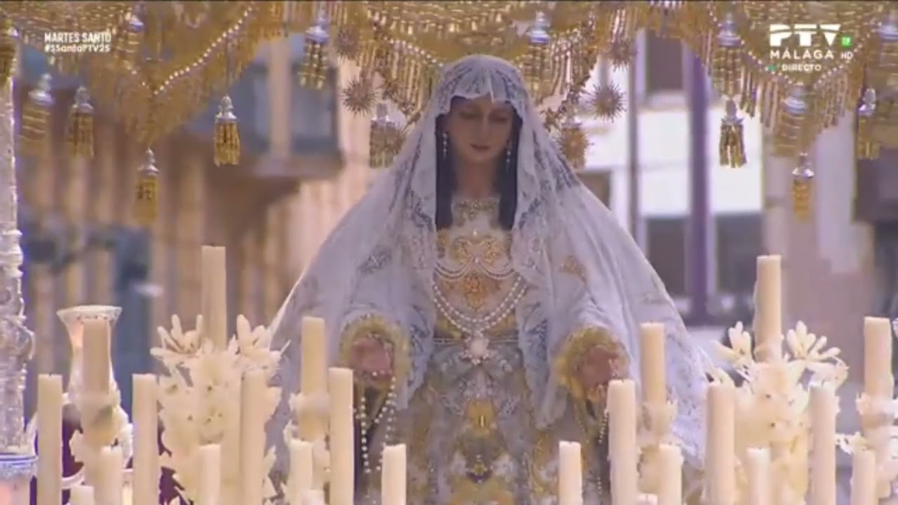 Rocío en Recorrido Oficial. Semana Santa Málaga 2025/2024