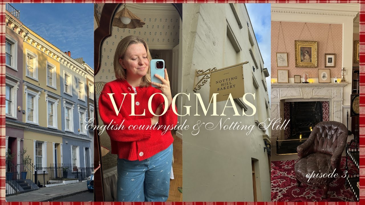Vlogmas ep. 3 I Cozy English countryside, exploring Notting Hill & Christmas Classics concert