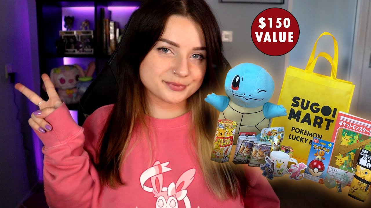 ASMR Pokémon Lucky Bag Unboxing ❤️ Tapping, Crinkling, Soft Speaking