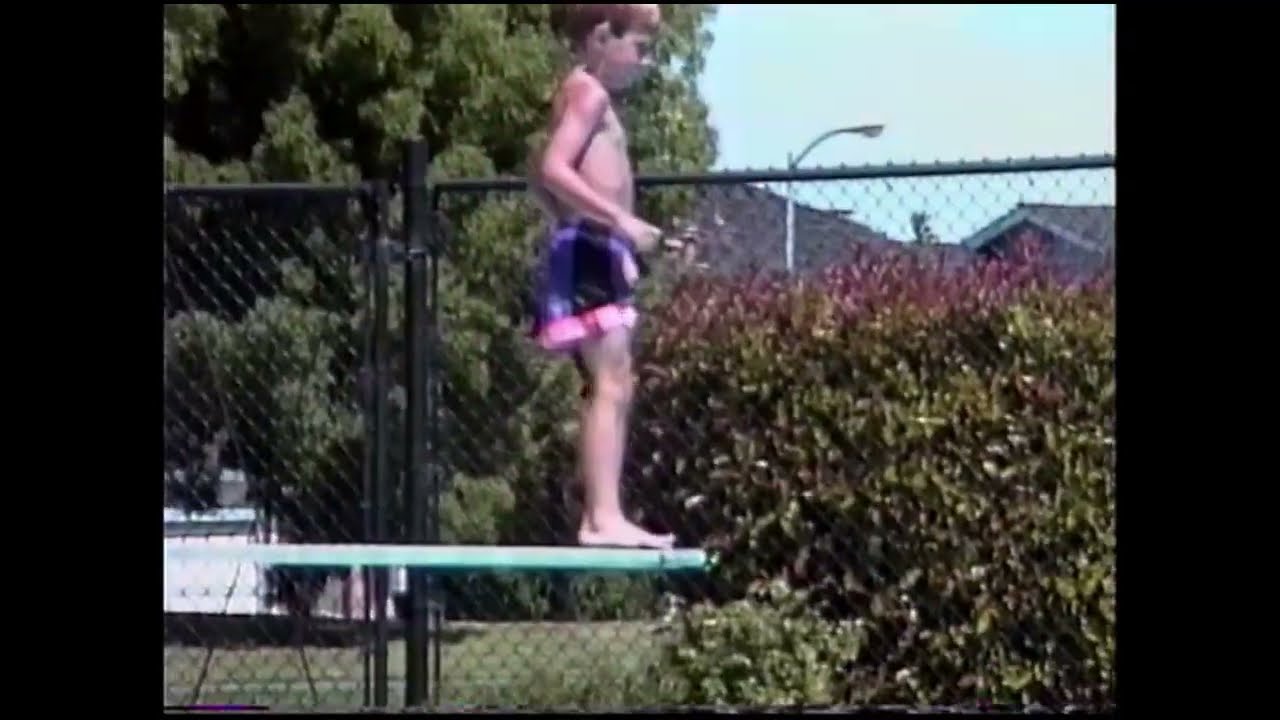KERN 1995   IAN IN POOL AND BACKYARD WATER FUN 7 30 1995