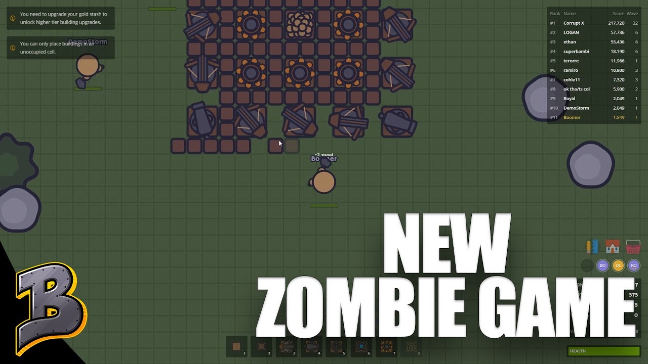 New Zombie Browser Survival Game! Zombs.io Ep 1