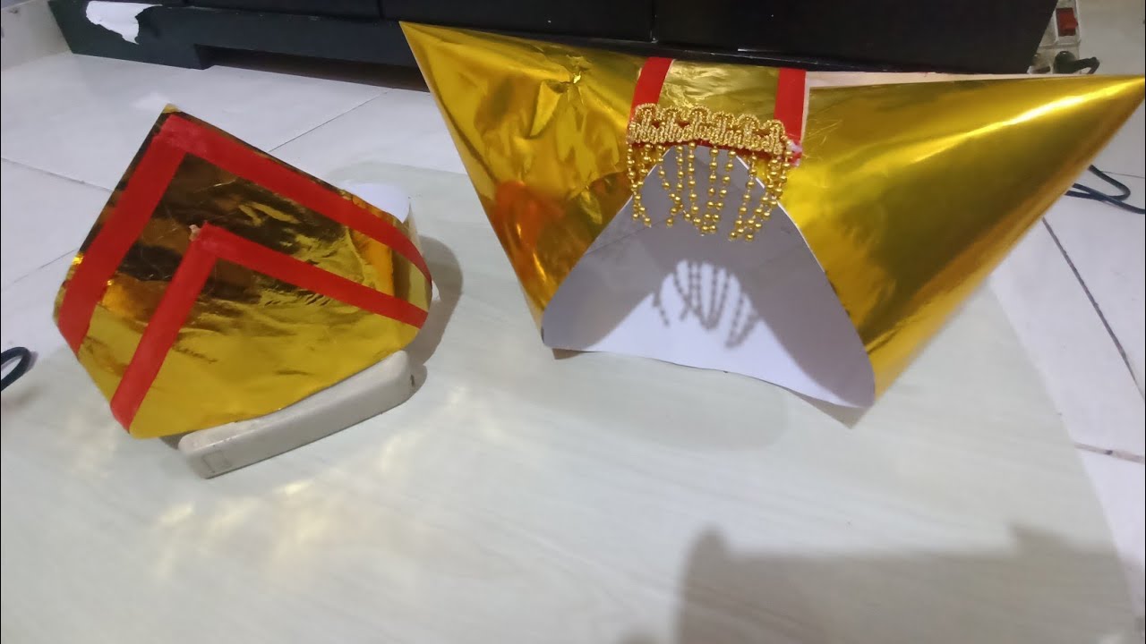 cara membuat Topi tari indang|| aksesoris buat nari Tari Indang