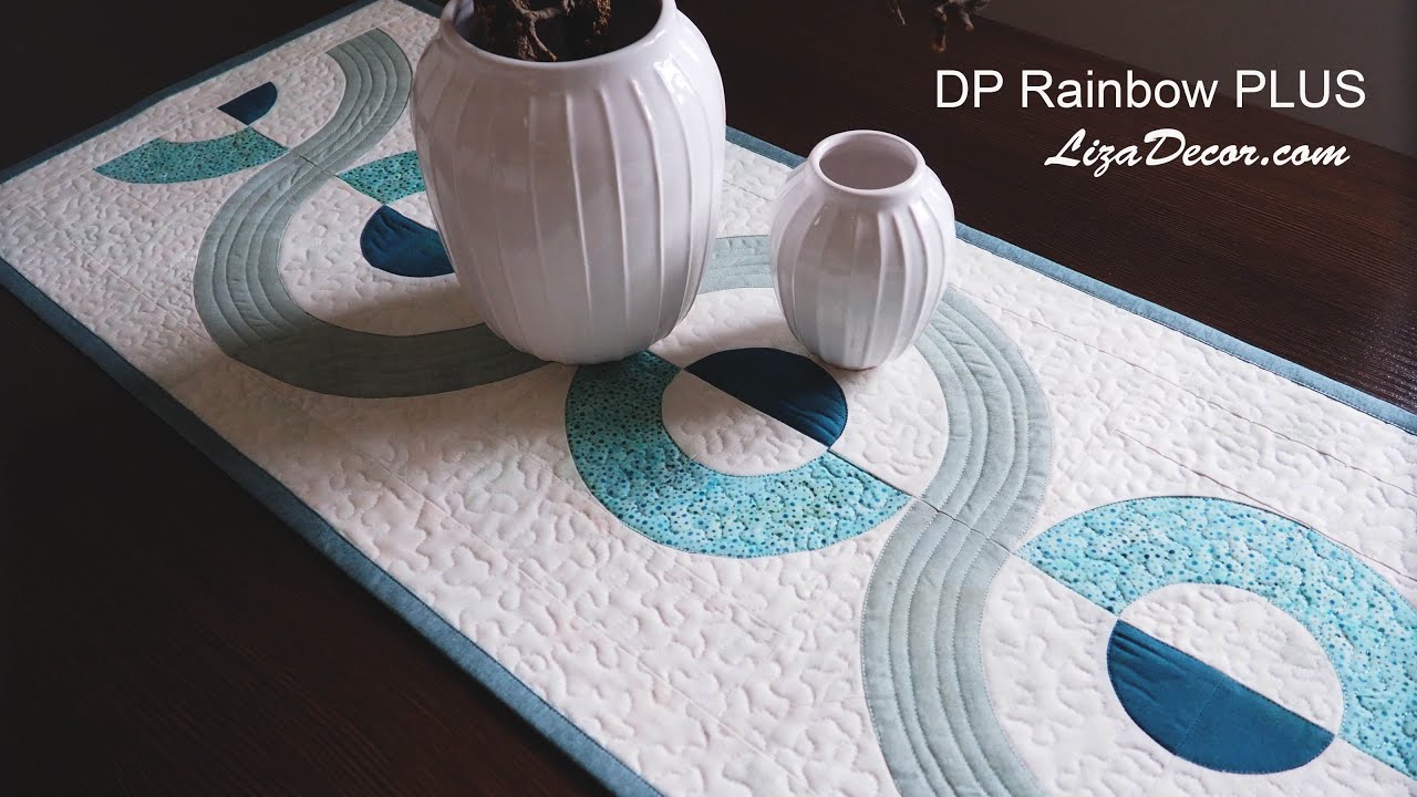 Patchwork tutorial - SEWING CURVES - Combination pattern DP Rainbow, DP Rainbow PLUS, Drunkards Path