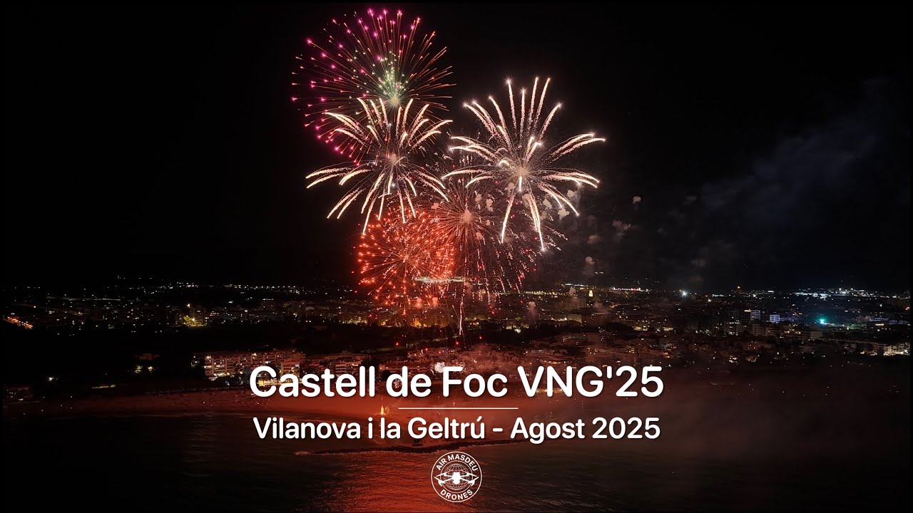 Castell de Focs de Vilanova i la Geltrú. Festa Major 2025