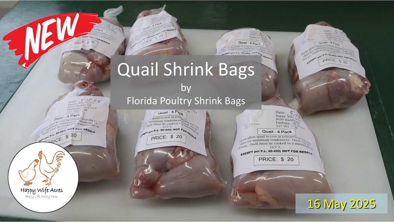 Quail Shrink Bags