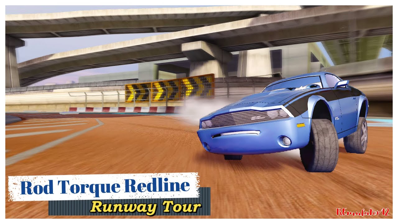 Cars 2 The Video Game | Rod Torque Redline - Battle Race (Going Ballistic) | Runway Tour 9 Laps