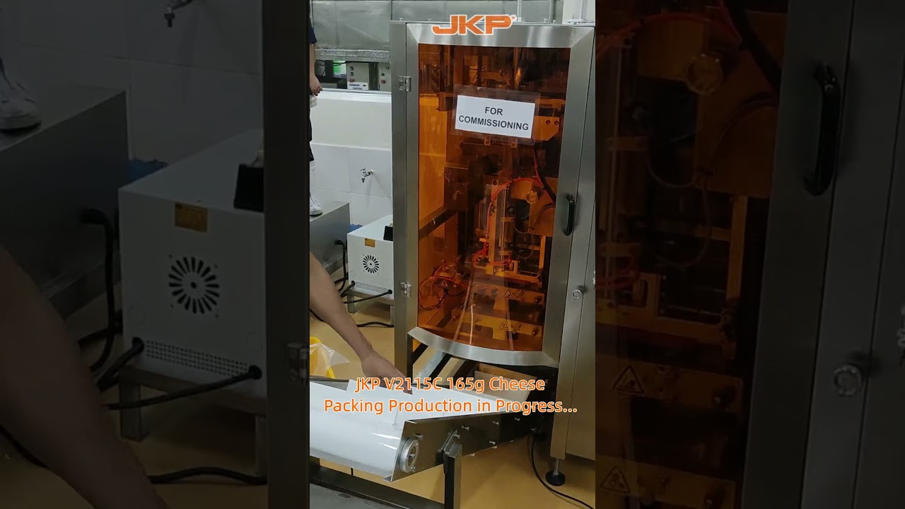 JKP V2115C 165g Cheese Packing Machine Production in Progress...