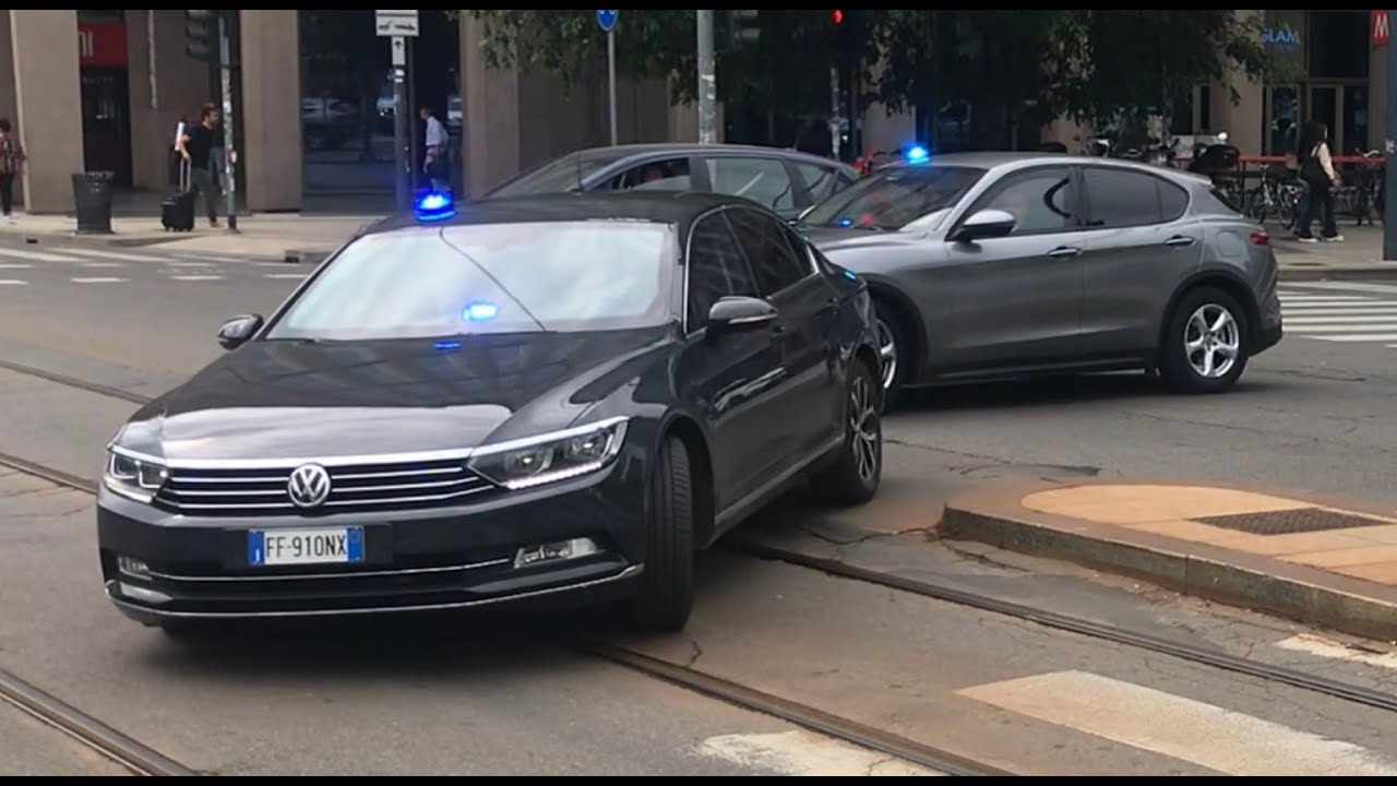 [SCORTA] Due auto in scorta con lampeggianti e in sirena