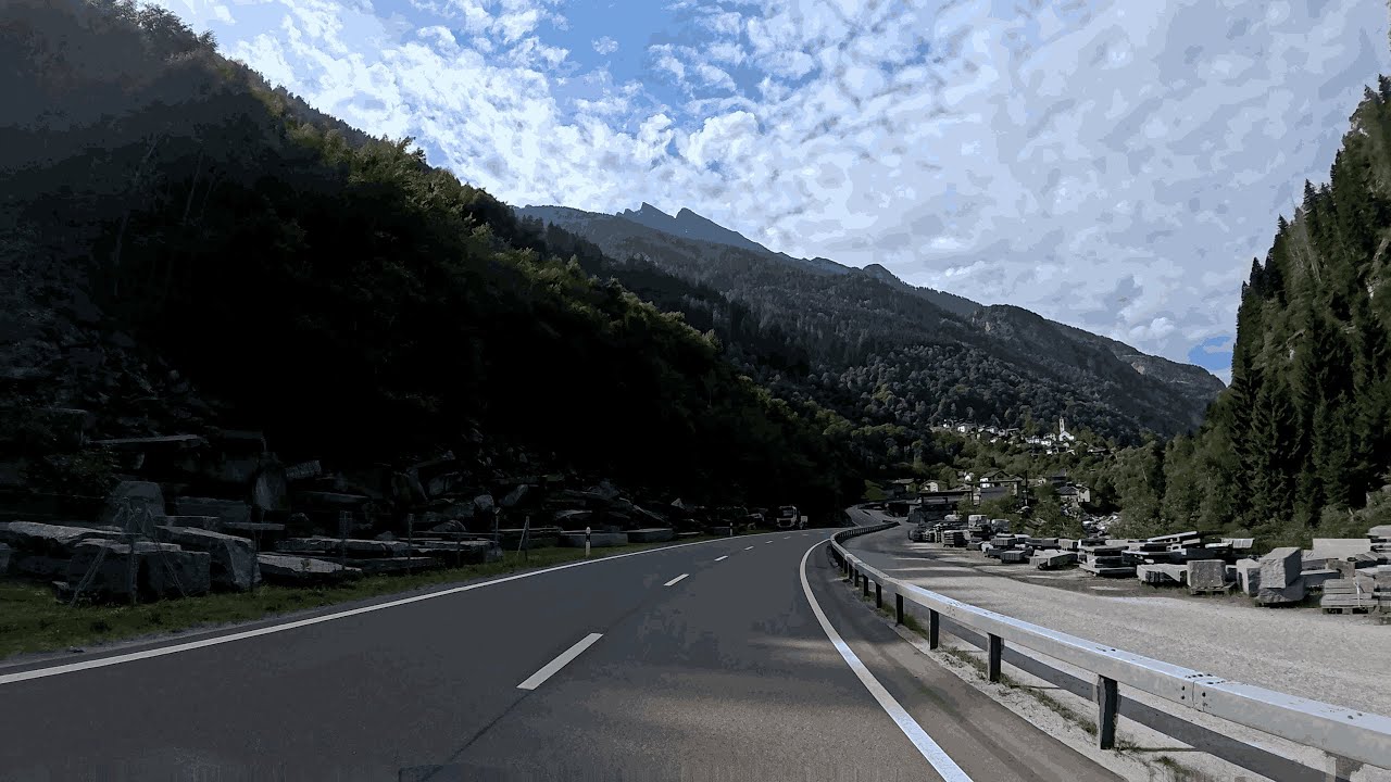 SVIZZERA 🇨🇭 -CANTONE GRIGIONI - VALLE CALANCA - Da Grono a Rossa