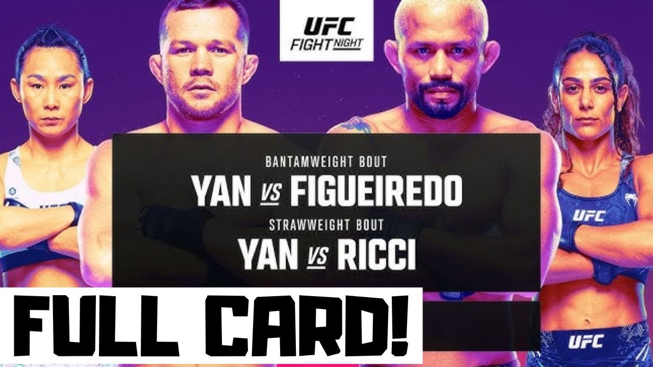 UFC Fight Night Yan vs Figueiredo Predictions & Full Card Breakdown - UFC Macau Betting