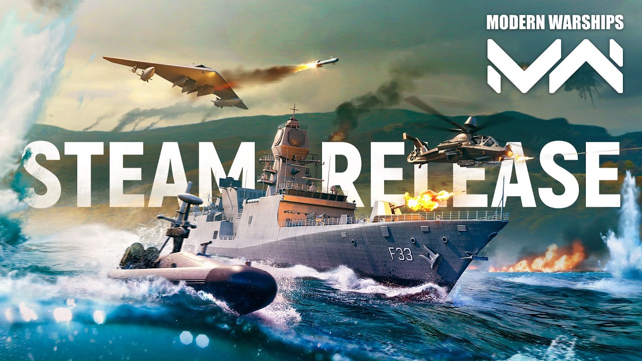 Modern Warships вышла в Steam!