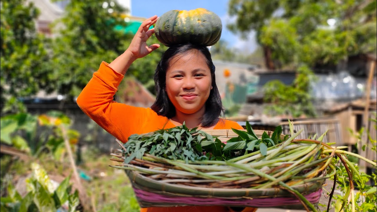 Buhay Probinsya - Today I pick some Fresh Vegetables and cook for my Family / Utan Tinunu-an