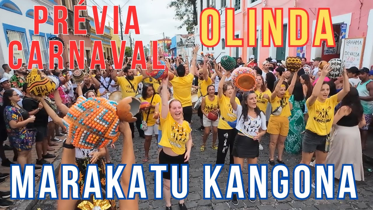 o RITMO do MARACATU KANGONA nas PRÉVIAS do CARNAVAL de OLINDA VAI te ARREPIAR. 26/01/2025