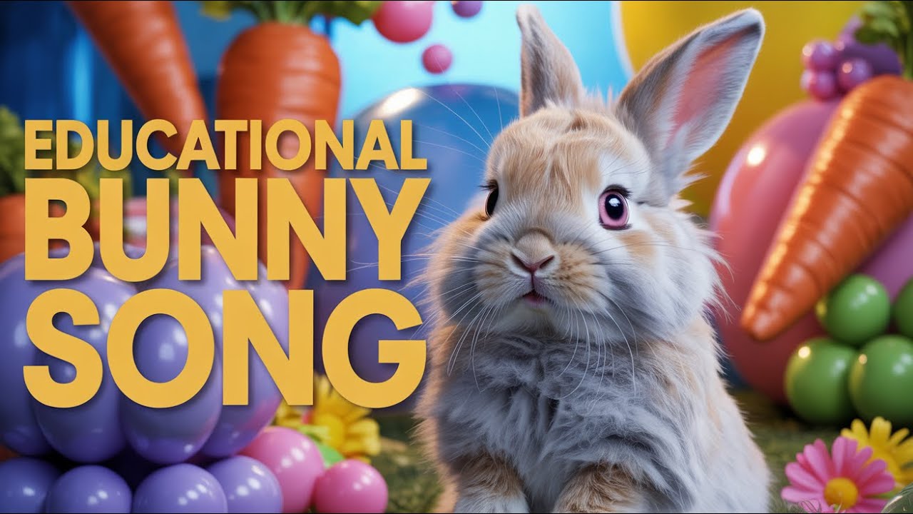 Bunny Morning Song | Wake Up with Cute Rabbit Nursery Rhyme and Kids Song for Preschool