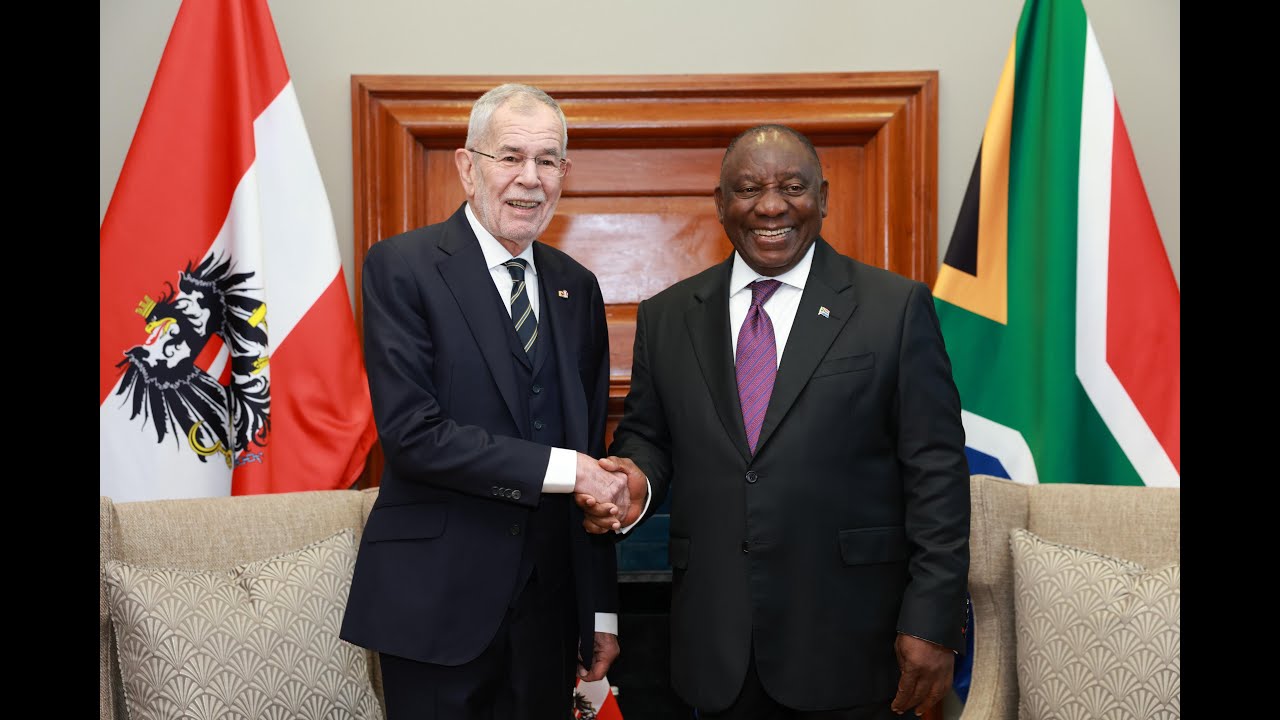 President Cyril Ramaphosa and President Van der Bellen official talks
