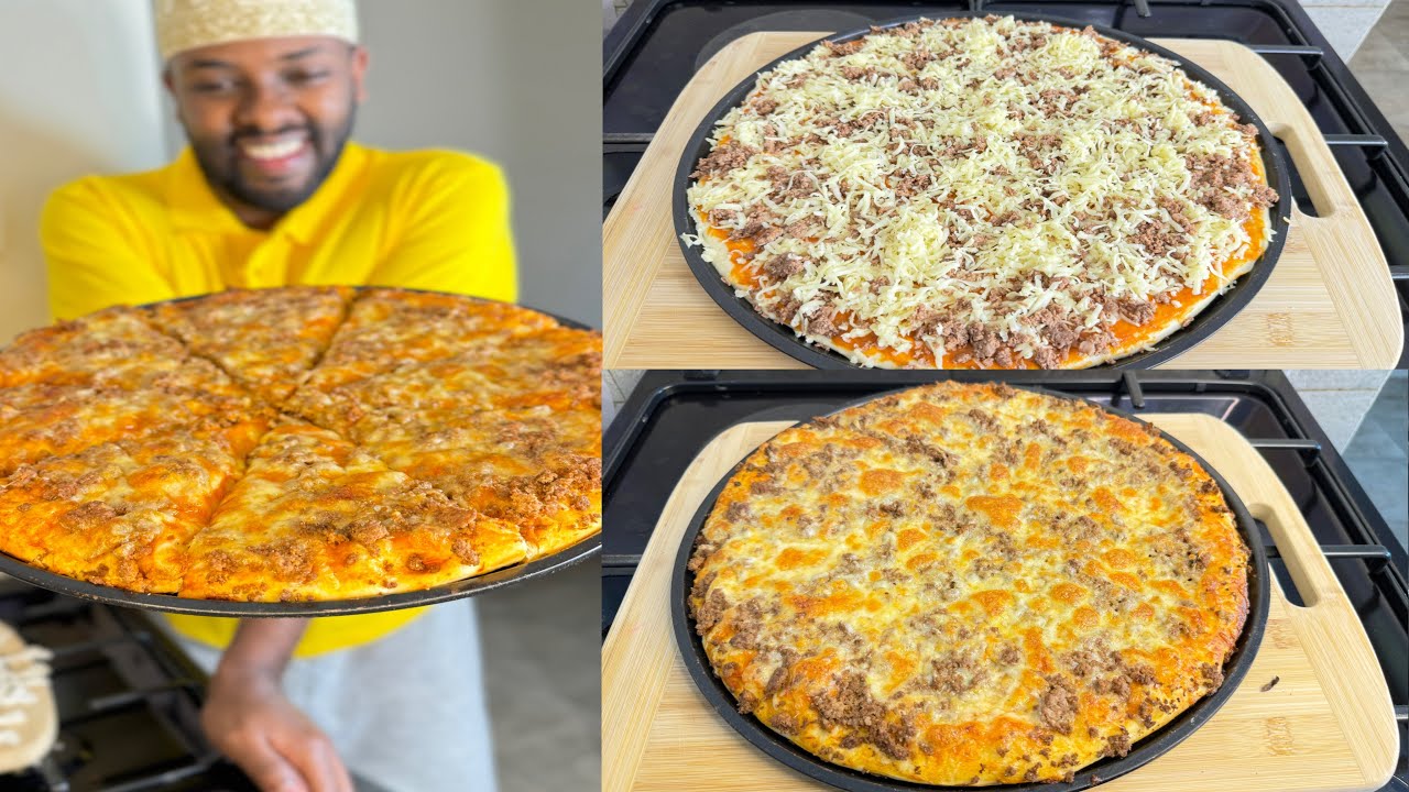 Pizza 🍕 Baro Sida Ugu Fudud Losameeyo Pizza aad u macaan😍😋