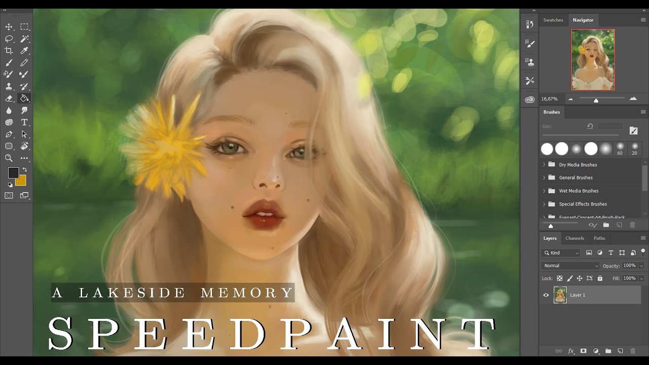 A Lakeside Memory | Speedpaint