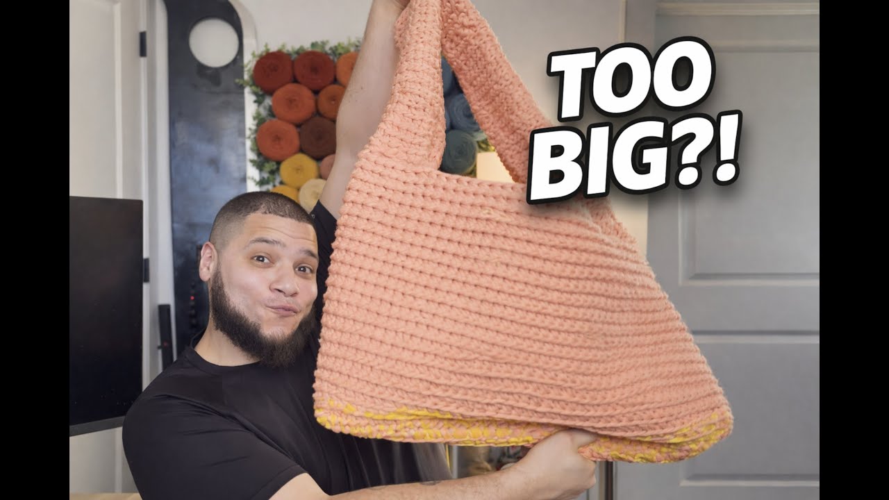 This Crochet Beach Bag Is Too Big