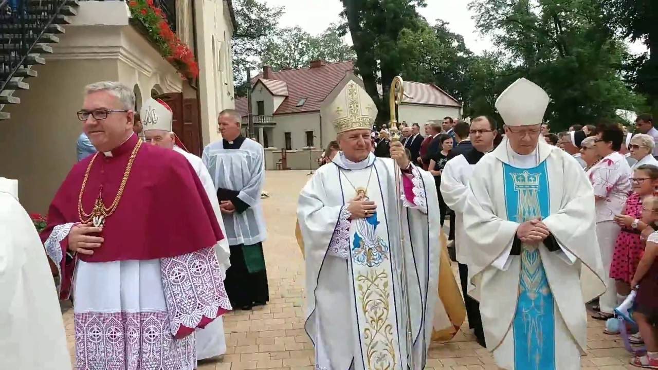 SKALMIERZYCE  Uroczystość 50 rocznicy Koronacji obrazu Matki Bożej Skalmierzyckiej 4.09.2016