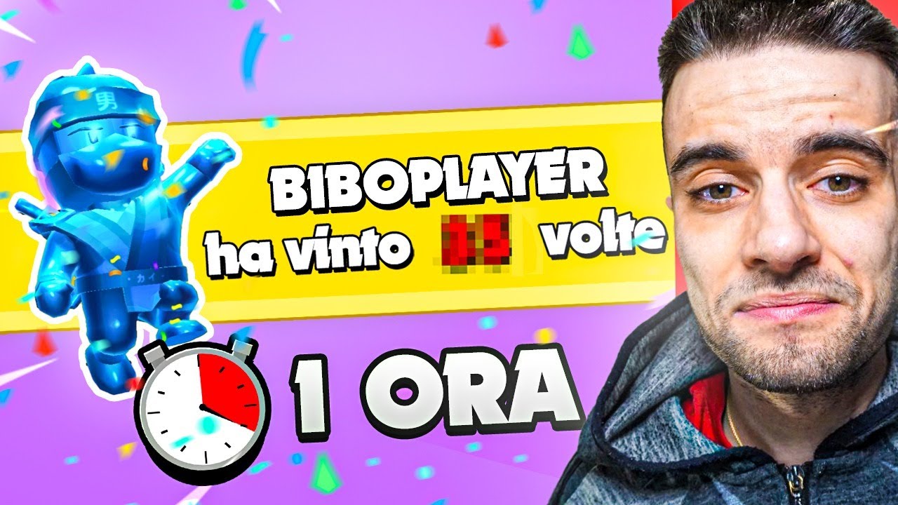 Quante WIN riesco a fare in 1 ORA su Stumble Guys? 🕑