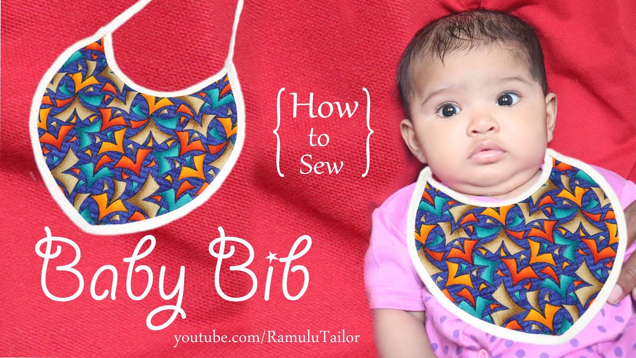 Baby Bib Sew I Baby Feeder Apron Stitching at home - Ramulu Tailor