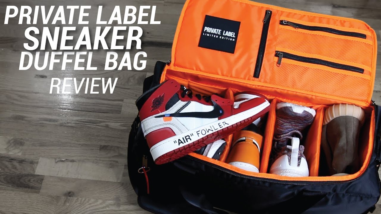 PRIVATE LABEL SNEAKER DUFFLE BAG REVIEW